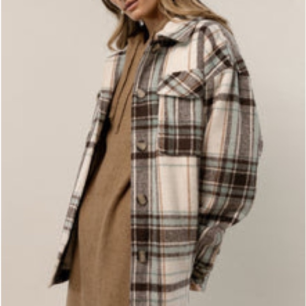 NWOT - Bohme - Tom Plaid Shacket - Oversized Jacket - XL